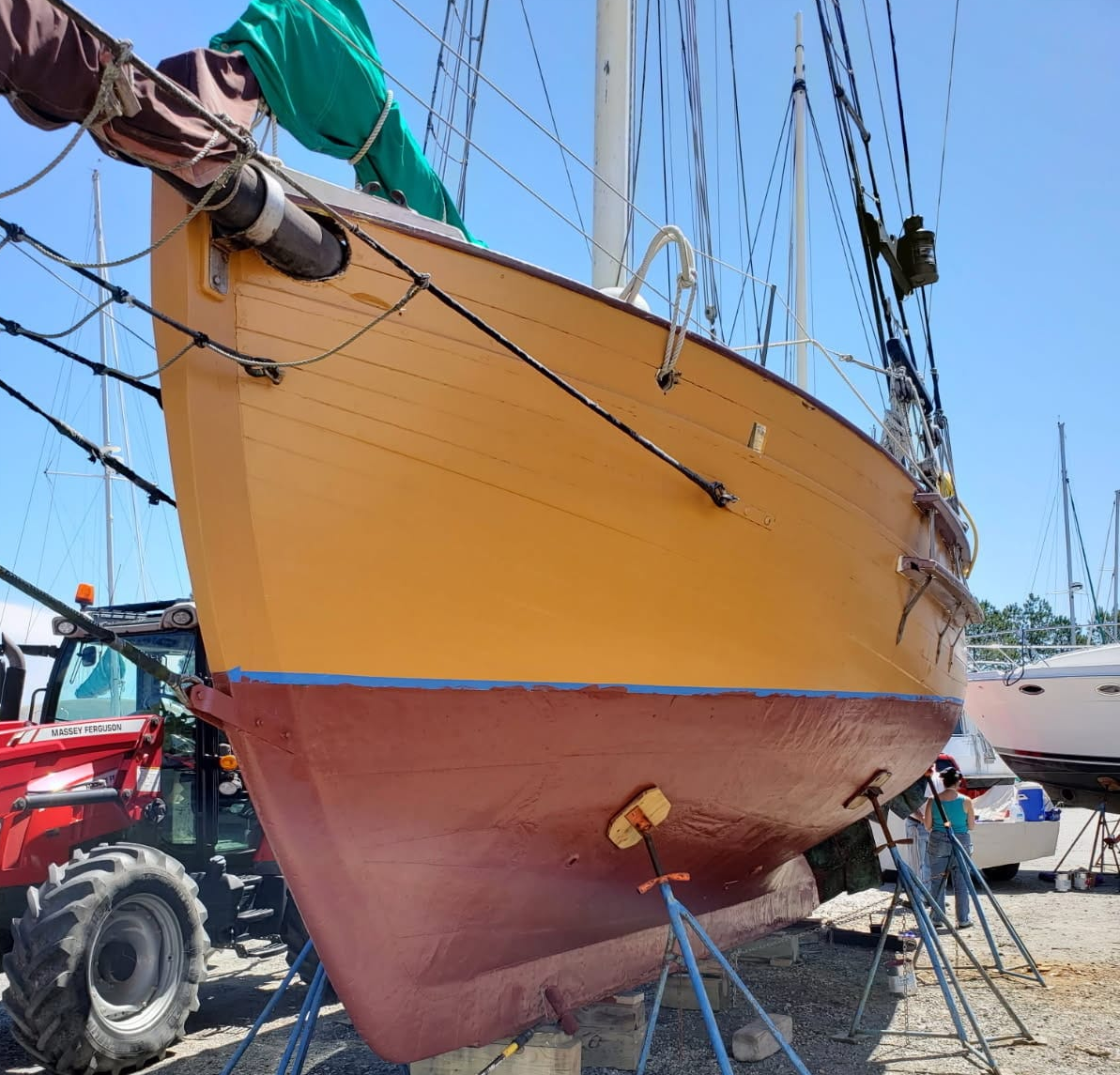 Boat secured